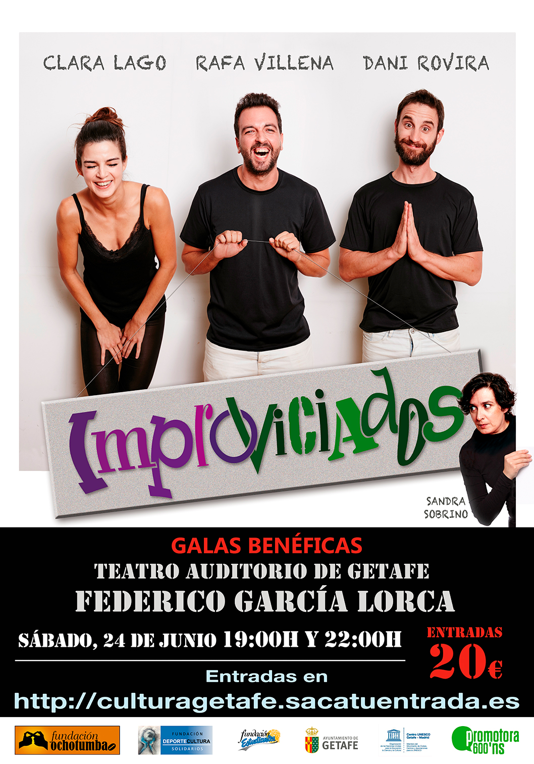 Cartel de Improviciados en Getafe